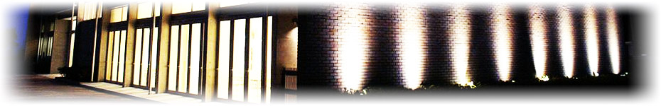 店舗のライトアップ